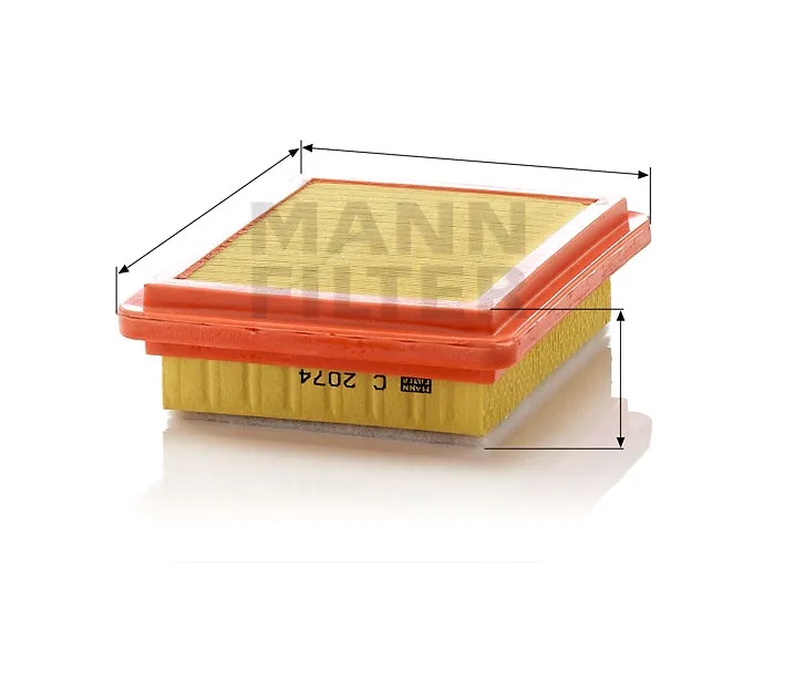Lọc gió động cơ Mann C 2074