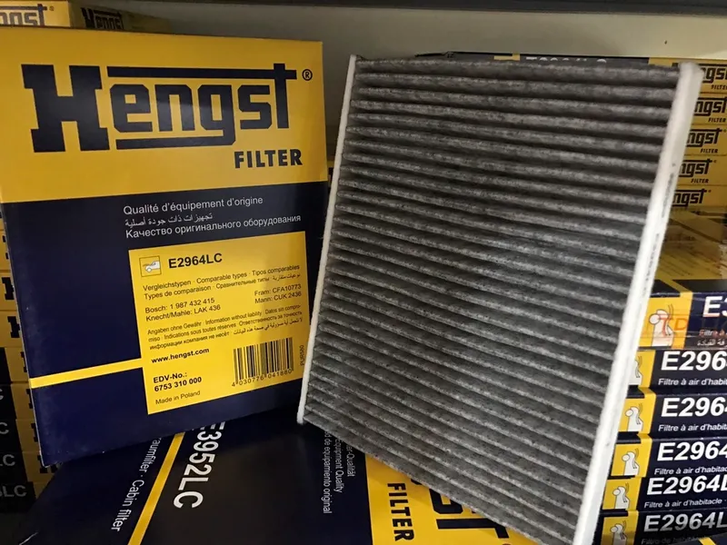 Lọc gió điều hòa than hoạt tính Hengst E2964LC