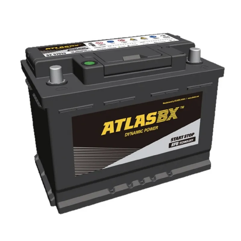 Ắc quy Atlas 12V 55AH DIN 55565 cọc R