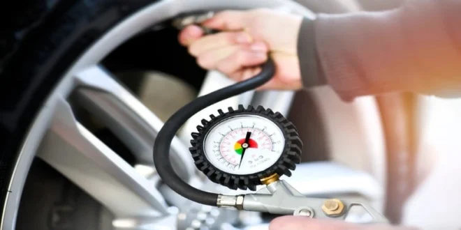 Hãy kiểm tra áp suất hiển thị sau khi bơm