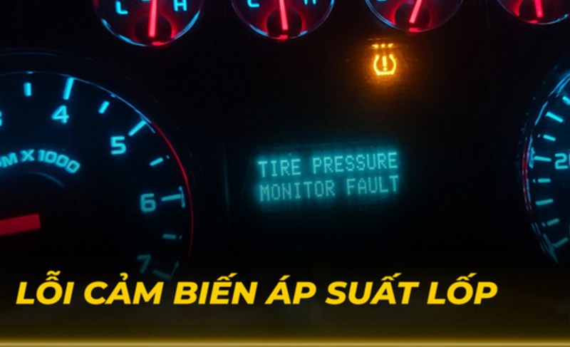 Cảm biến áp suất lốp báo sai là gì?