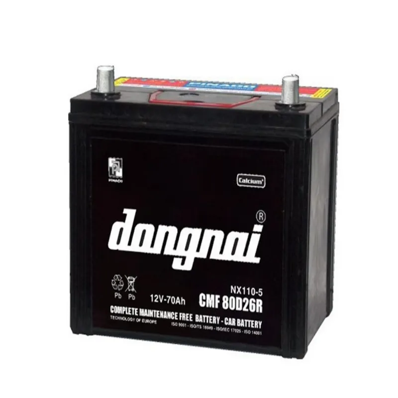 Ắc quy Đồng Nai Pinaco 12V 70AH CMF 80D26R