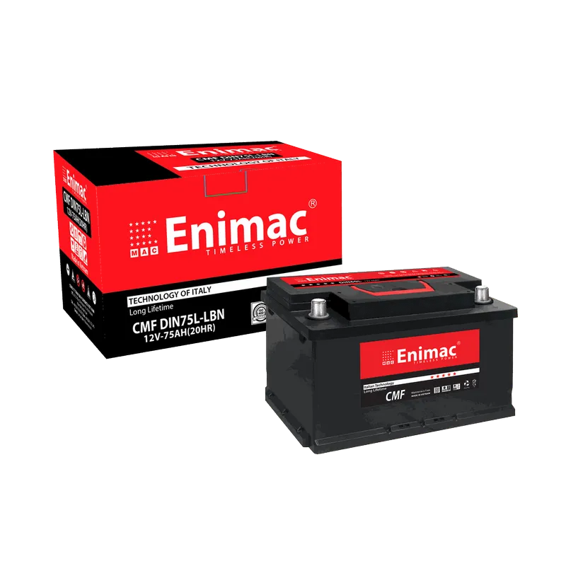 Ắc quy Enimac 12V 75AH CMF DIN75L