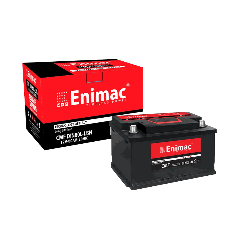 Ắc quy Enimac 12V 80AH CMF DIN80L LBN