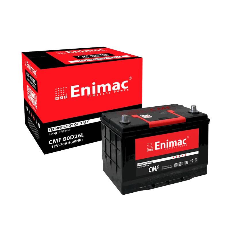 Ắc quy Enimac CMF 80D26L 12V 70AH