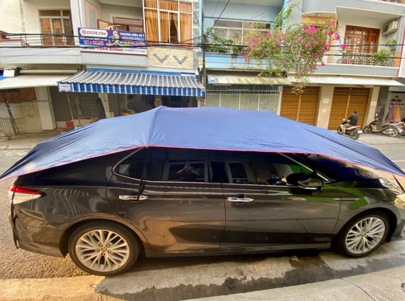 Cấu tạo và cơ chế hoạt động của dù che nắng xe hơi
