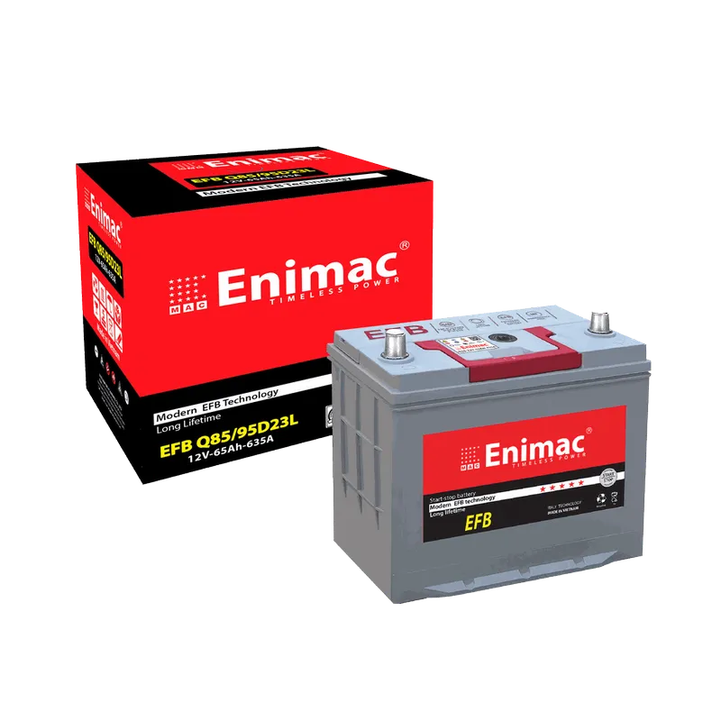 Ắc quy Enimac 12V 65AH Q85/95D23L Start Stop