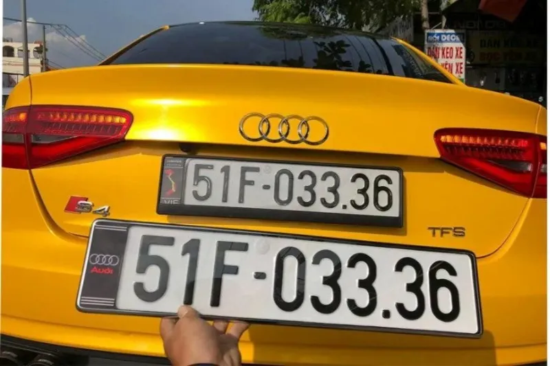 Hiện nay có nhiều kiểu ép biển số xe