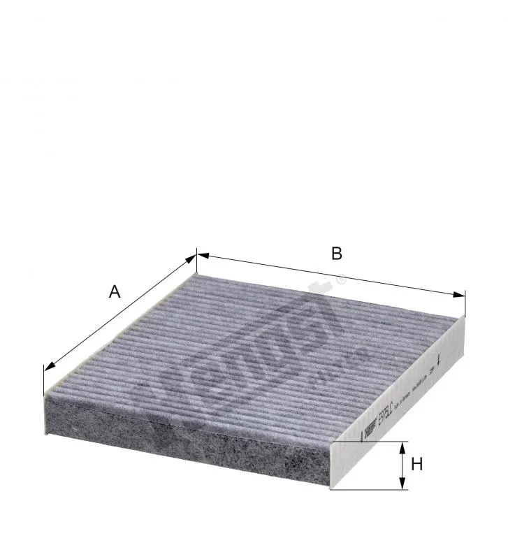 Lọc gió điều hòa than hoạt tính Hengst E975LC