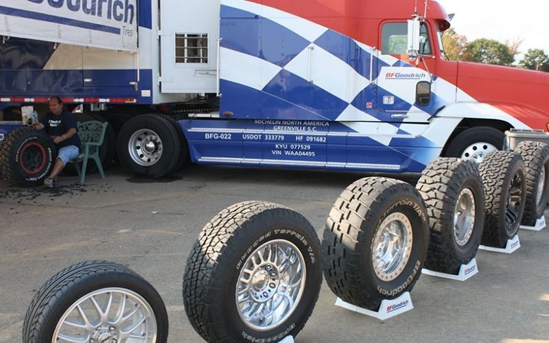 Lốp được sản xuất với nhiều kích thước