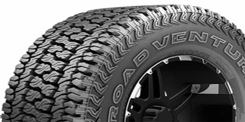 Kumho Road Venture là lựa chọn lý tưởng cho dòng xe địa hình