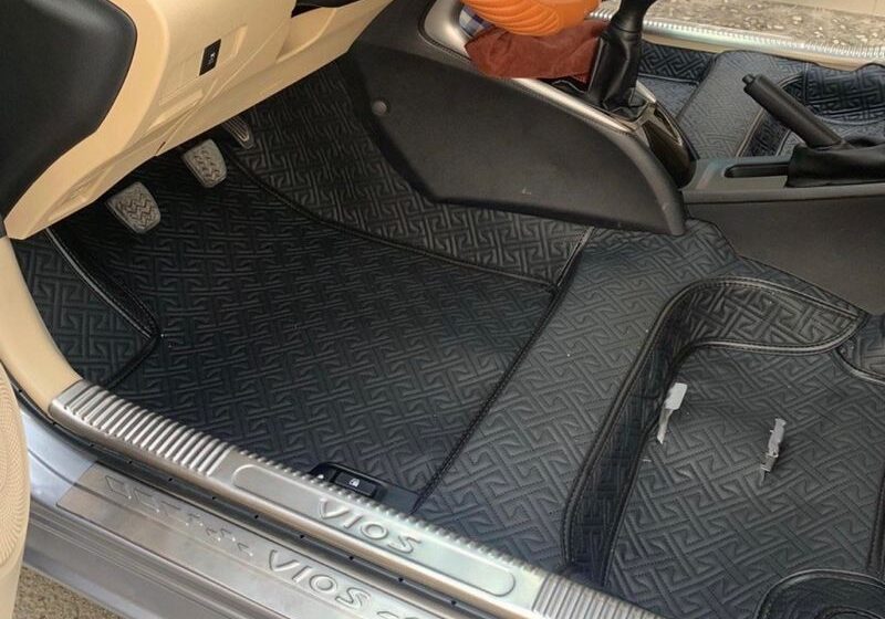 Thảm lót sàn cao su Vios bảo vệ sàn xe hiệu quả bền bỉ