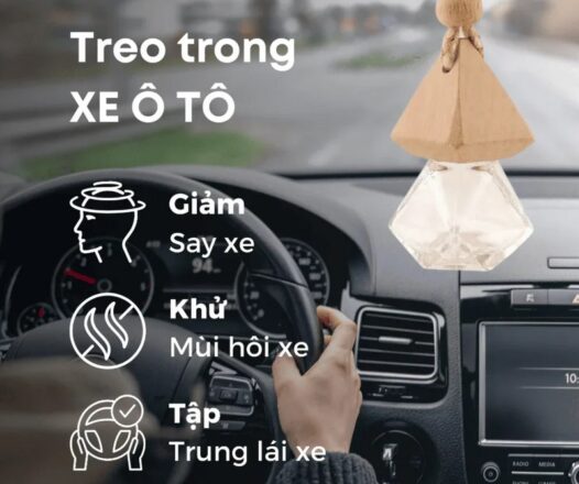 Tinh dầu treo xe ô tô, tạo hương thơm tinh tế cho nội thất