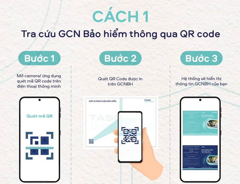 Tra cứu trên website của công ty bảo hiểm