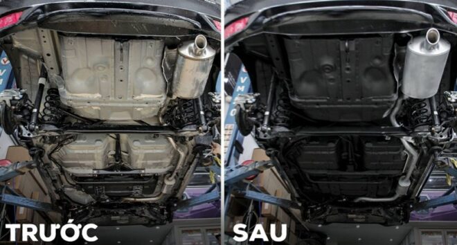 Vệ sinh gầm xe ô tô: Quy trình thực hiện và chi phí tham khảo
